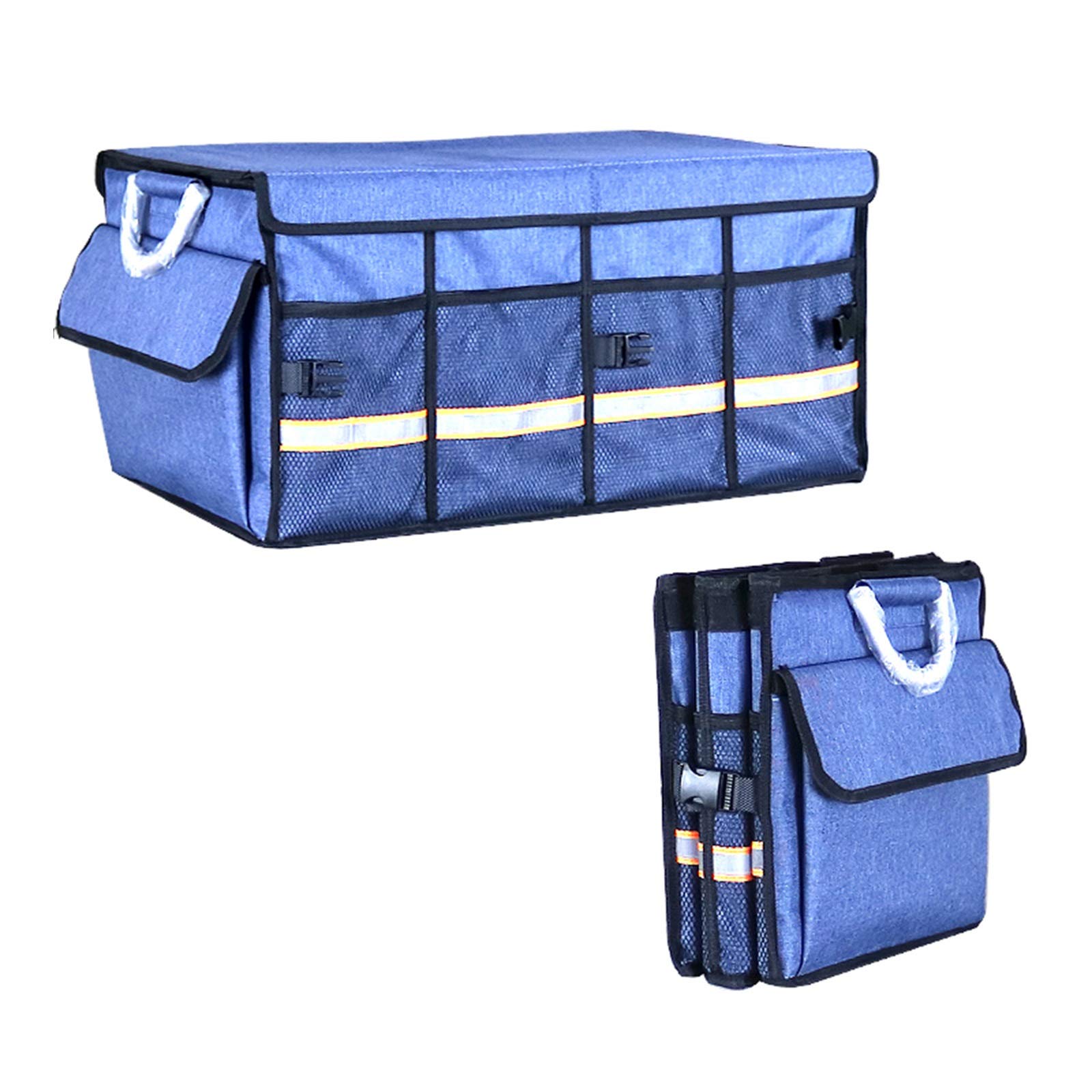 Amazon 収納ボックス ふた付き 車のトランク収納ボックス 折りたたみ式収納ボックス 多機能収納ボックス ハンドル付き 大容量 60 X 35 X 30cm 4色 Color Style 1 収納ケース ボックス オンライン通販