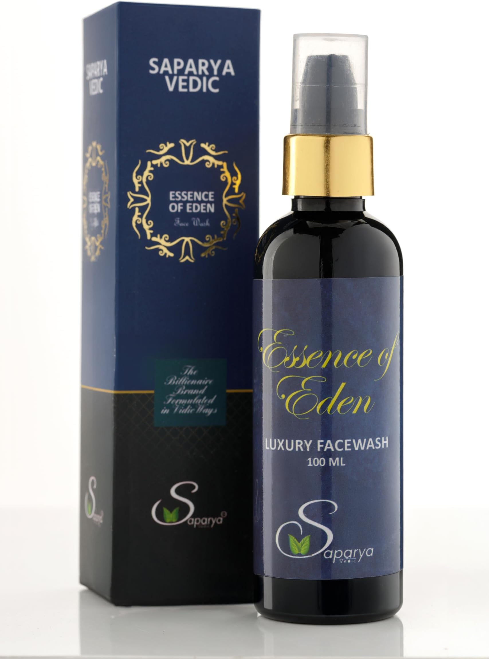 Essence Of Eden Facewash | Ayurvedic Anti-Acne Facial Cleanser With Natural Ingredients | Chemical-Free Herbal Blend All Skin Type Hydrating Face Wash for Men and Women (100 ml)