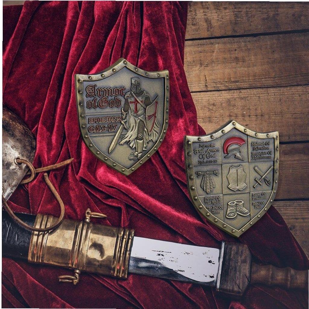 Amazon.co.jp: 神の武具 記念コイン 信仰の盾 テンプル騎士団 キリスト兵士 十字軍 チャレンジコイン コレクション 1個 スタイル1 :  ホビー