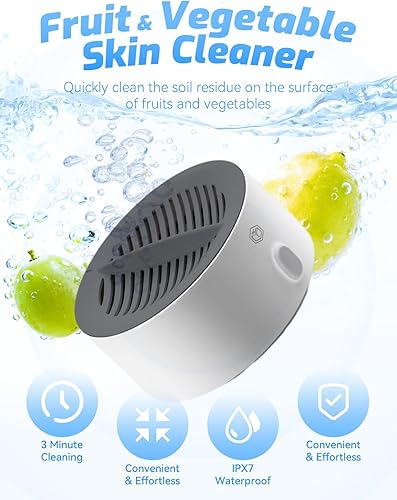 Miniatura 2 de Produce Cleaner, Clean Fruits and Vegetables in Under 3 Minutes, Extend Freshness, Portable Home Produce Food Washer for Deep Cleaning, Works on All