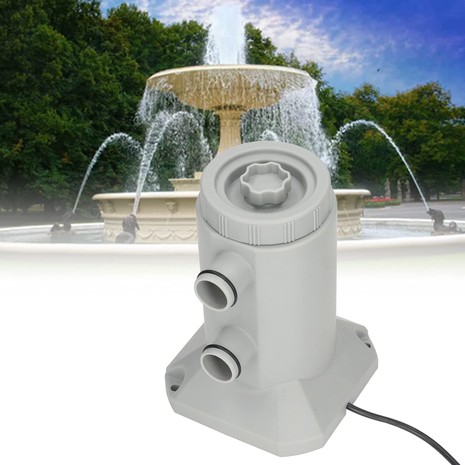 Bomba de Filtro de Cartucho de Piscina sobre el Suelo, Bomba de Filtro de Cartucho de 75 W, Agua Circulante, Elevación de 2,5 Metros, Resistente Al Agua, bajo Ruido, 2000 L/h