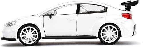 Miniatura 8 de Jada Toys Fast  Furious 124 Mr Little Nobodys Subaru WRX STI auto fundido a presión juguetes para niños y adultos blanco 98296