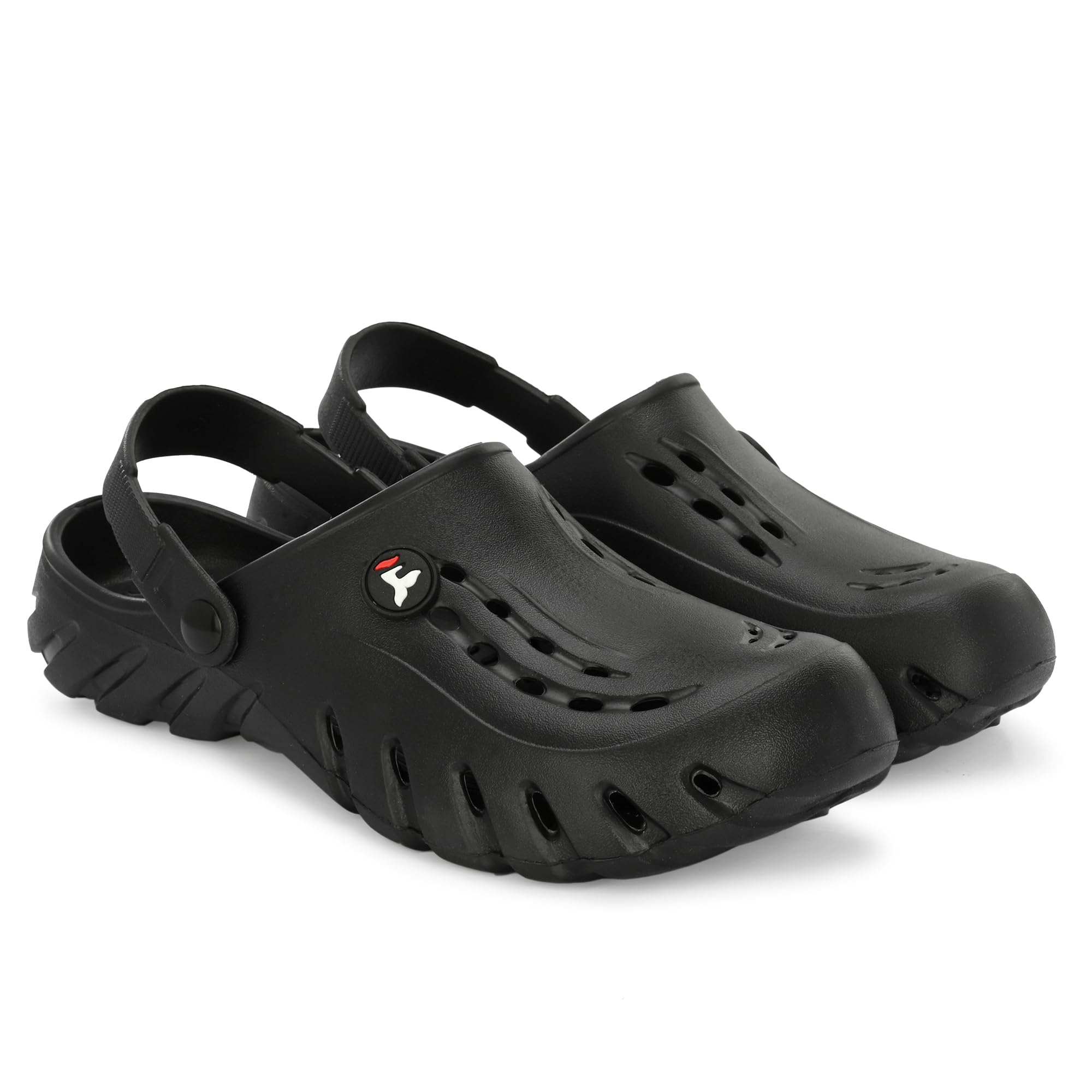 Birde Premium Stylish Look Comfortable Regular Wear Clogs_BRD-1066_8 Black (B0CHFCS9P4) Amazon Price History, Amazon Price Tracker
