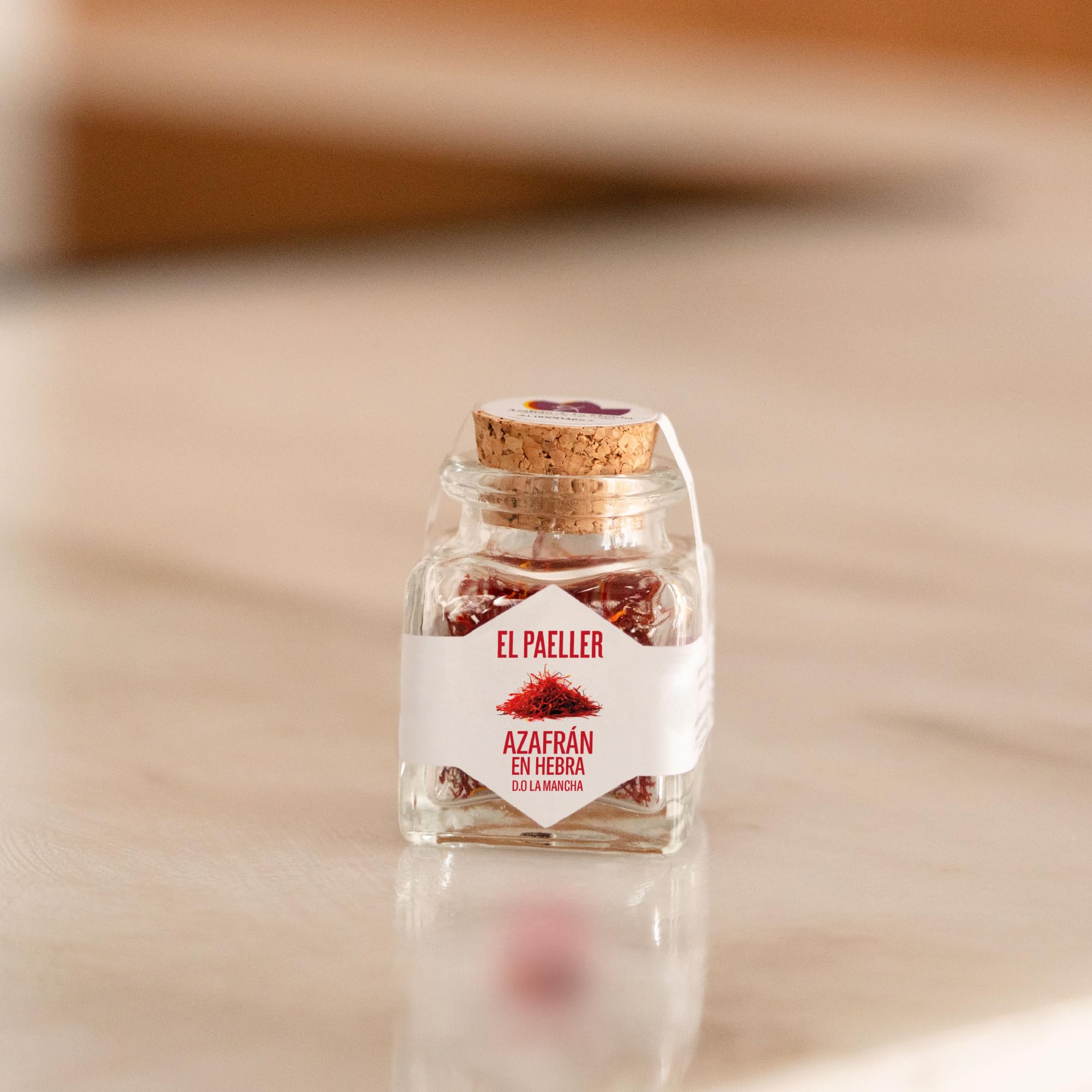 EL PAELLER - Zafferano in Pistilli D.O. La Mancha - 100% Naturale e Puro – Aroma e Gusto Intensi – Spezia per Paella e Cucina Mediterranea - Origine Spagna