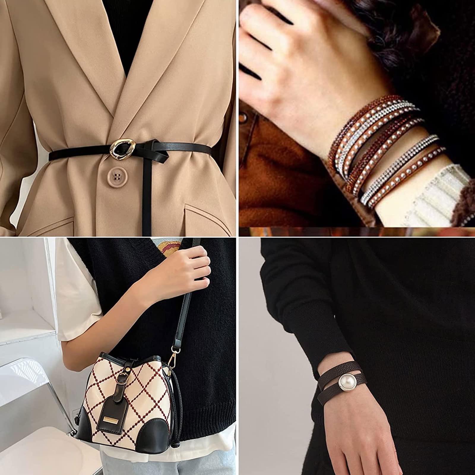 GORGECRAFT Lederen riemen, 50 mm breed, plat koord, leren armband, knutselen, 200 cm lang, voor het maken van tasriem, leren riem, meubelgrepen, koffie