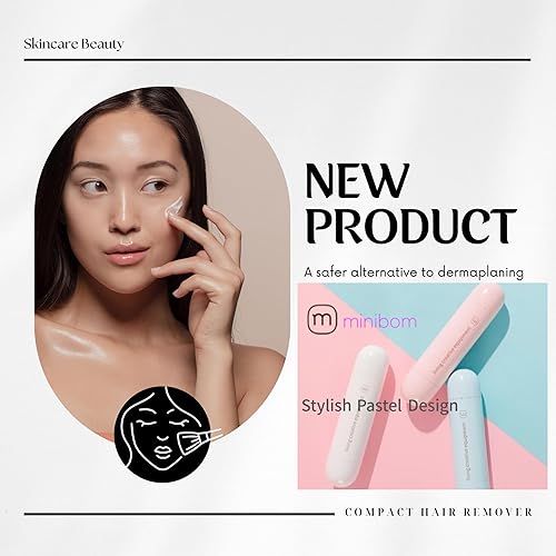 Miniatura 8 de Removedor de vello impecable, dispositivo de depilación facial K-Beauty prémium y afeitadora facial (blanco)