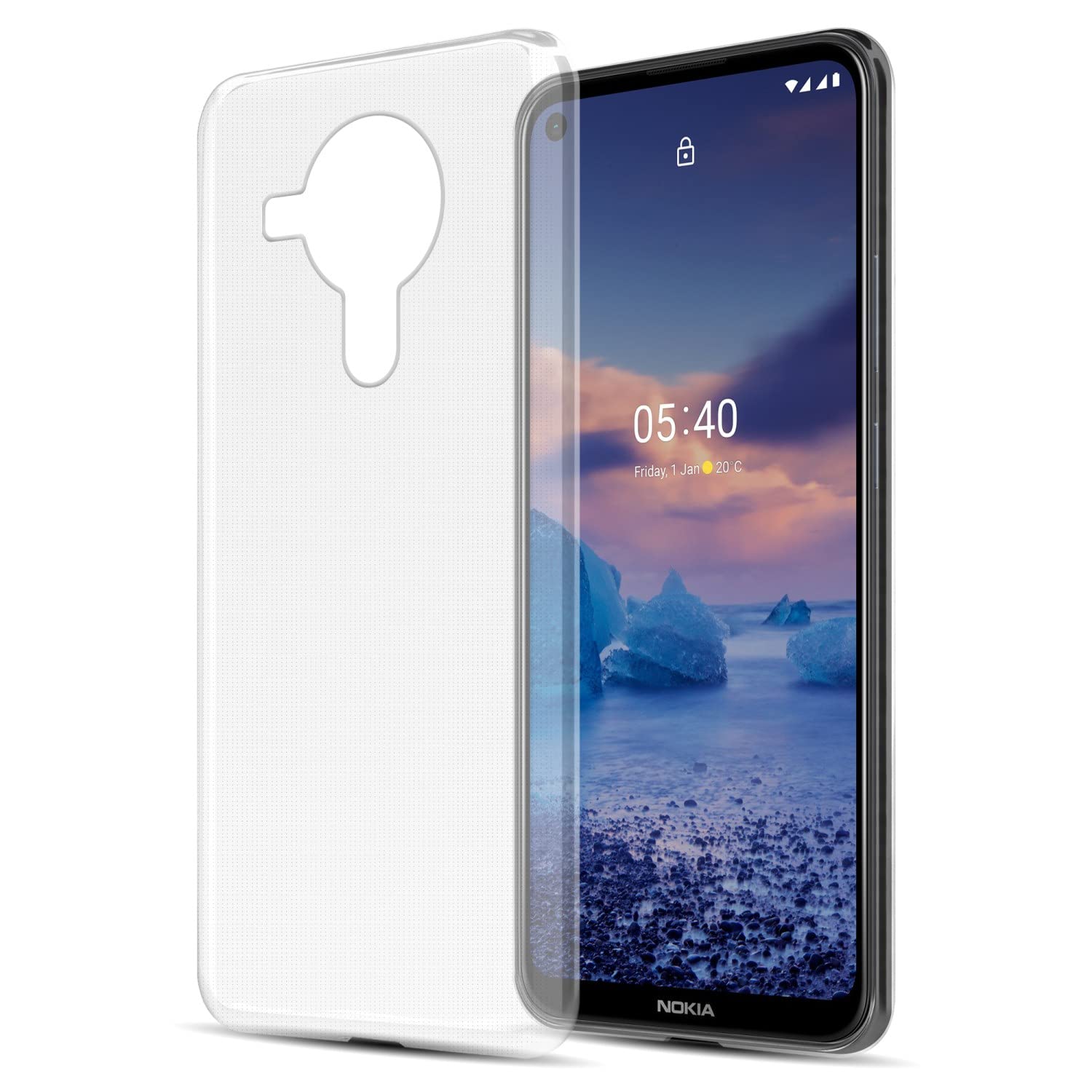 Custodia Cadorabo Candy Per Nokia 6 | Cover In Silicone TPU Morbida, Sottile 1,2mm, Antiurto, Bordo Protetto, Nero, Ultra Slim - 4