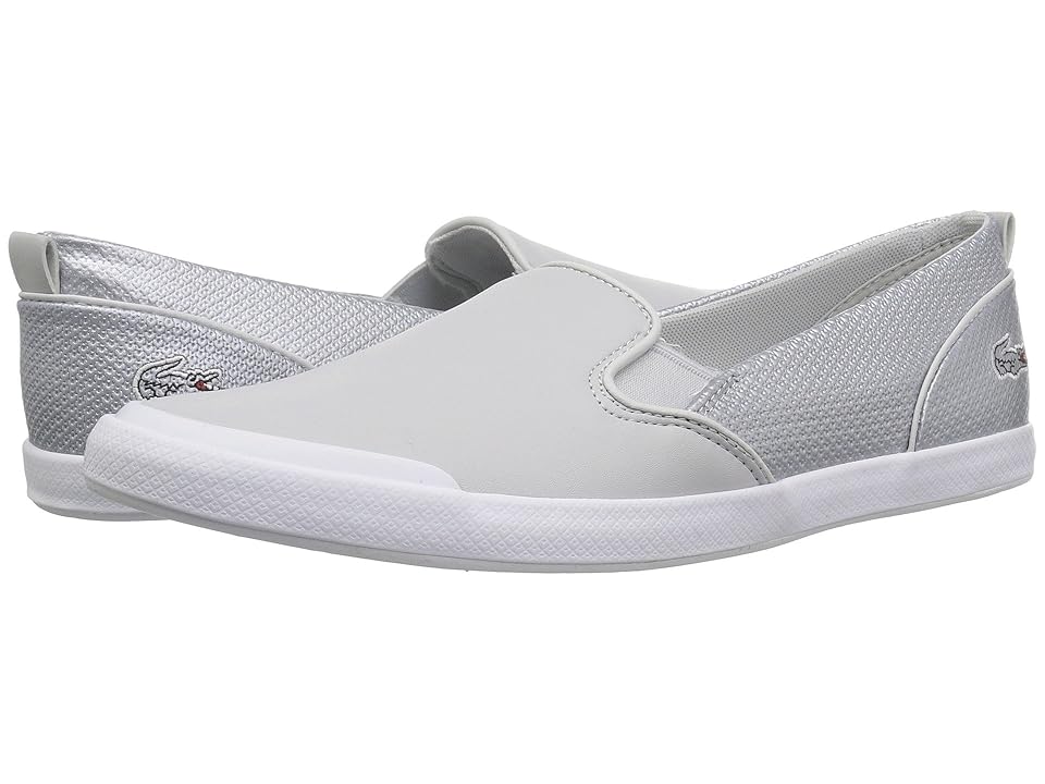 

Lacoste Lancelle Slip 318 2 (Silver/White) Women's Shoes