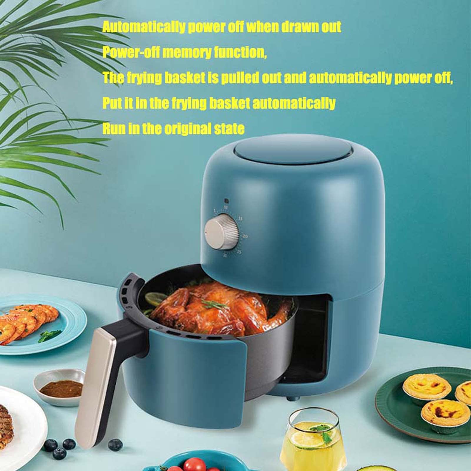 Piekarnik Air Fryer, 2,5 l beztłuszczowa frytkownica do szybkiego smażenia, piekarnik Air Fryer Toaster Combo, piekarnik Tower Air Fryer Stabilize