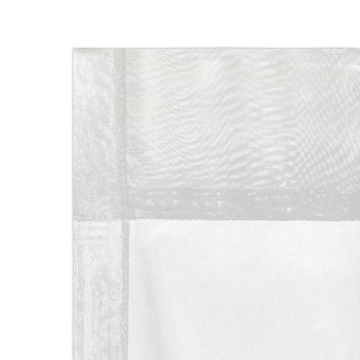 Lot de 2 rideaux semi-transparents de 140 x 198 cm, rideaux de fenêtre filtrant la lumière avec passe-tringle pour chambre à coucher, salon