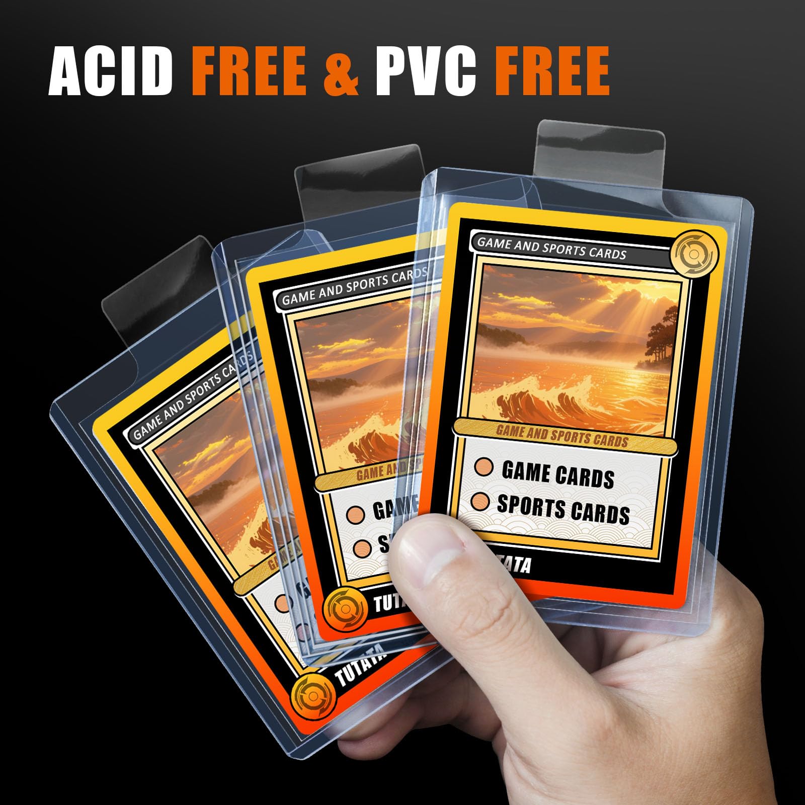 Amazon.com: Tabbed Sleeves for Grading Submission, Pull Sleeves for Top  Loaders and Card Savers : Toys & Games