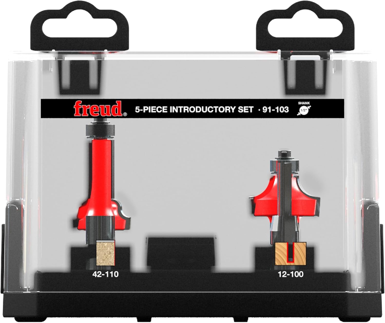 Freud 91-103: 5 Piece Introductory Set (1/2" Shank)