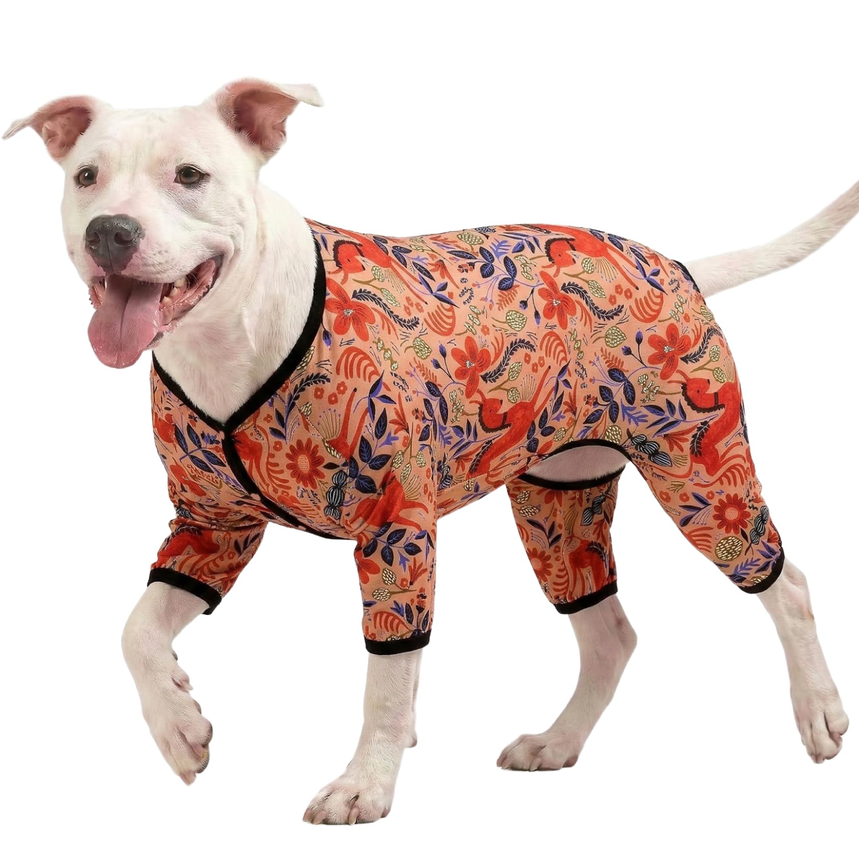Pyjama pour chien de grande race LovinPet XL imprimé corail confortable