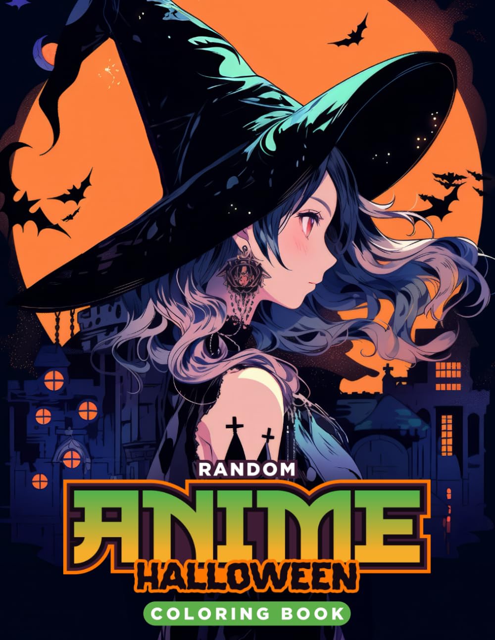 Random Anime Halloween Coloring Book: An Otaku's Spooktacular Palette of Fun for All Ages (Random Series)