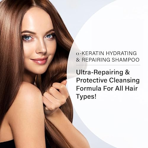 Miniatura 3 de PETER COPPOLA a-Keratin - Champú hidratante y reparador, ultra reparador y de limpieza suave, sin sulfato, repara el cabello dañado, nutre,