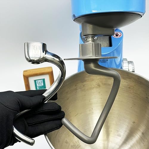 Miniatura 5 de Batidor plano de repuesto para batidora Cuisinart de 5.5 cuartos de galónaccesorios de acero inoxidable pulido 188sin revestimientoapto para