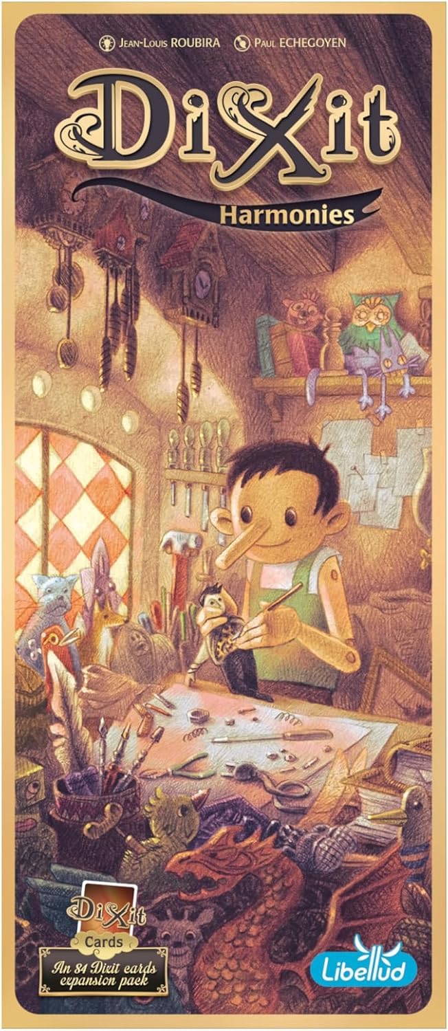 Asmodee | Dixit Harmonies | Espansione | Gioco di Immaginazione e Creatività Più volte Premiato | A partire da 6 anni | Da 3 a 8 giocatori | 30 minuti per partita | Multilingua (include italiano)