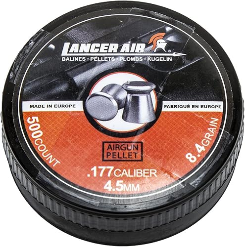 Vista 2 de Lancer Tactical Airgun Metal Pellets 0.177 in 0.177 Calibre Caza Pellets - 500
