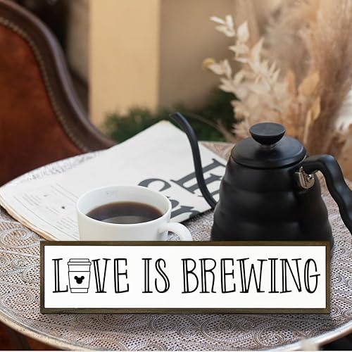 Miniatura 5 de Letrero de decoración de café, letreros de amor para decoración de cocina del hogar, decoración de estación de café para pared, decoración de