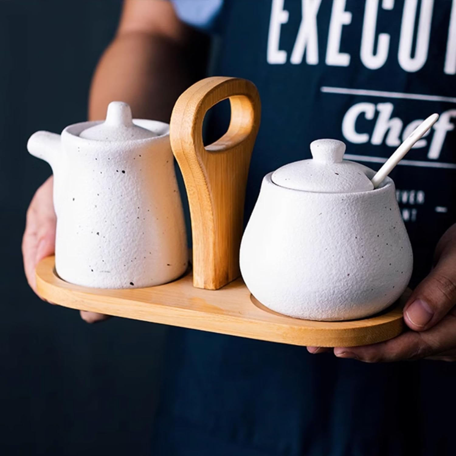 Japanese Cream And Sugar Set For Coffee Bar, Creamer And Sugar Sets, Sugar Bowl And Creamer Set, Gradient Coffee Serving Set (C,3 Set), DB-TG-017