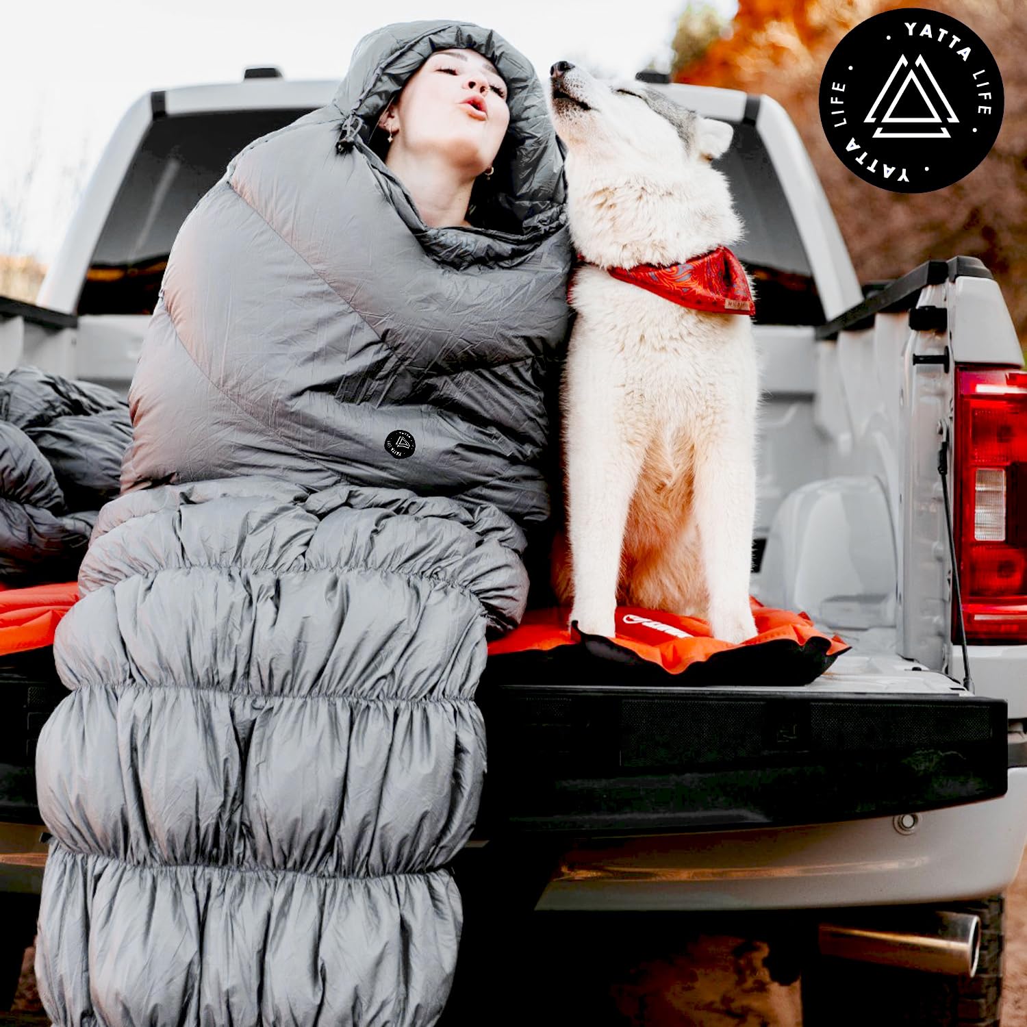 0? to -17? Goose Down Mummy Sleeping Bag for Adults&Kids | 3-4 Seasons Warm Cold Weather Lightweight, Waterproof with Compression Sack | Indoor & Outdoor, Camping, Backpacking, Camp Bedding, Hiking