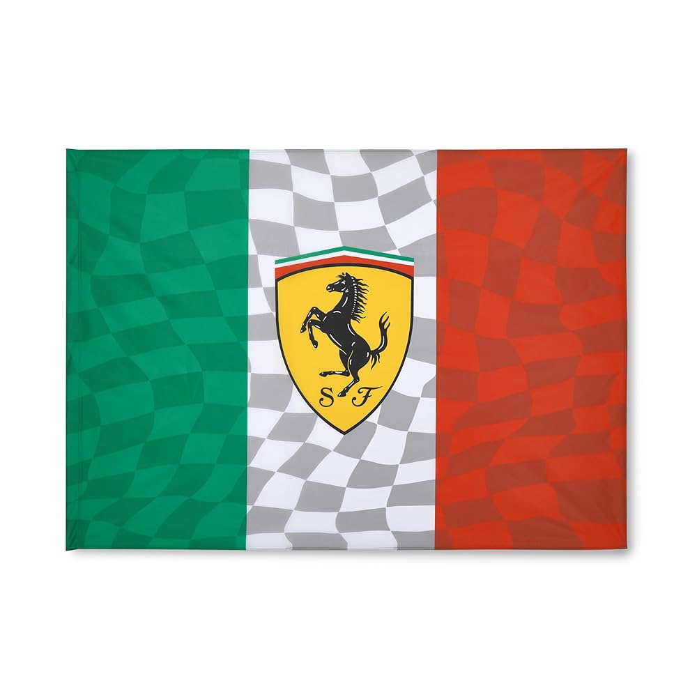 Scuderia Ferrari Italian Flag Red - Size: 55x39 Inches