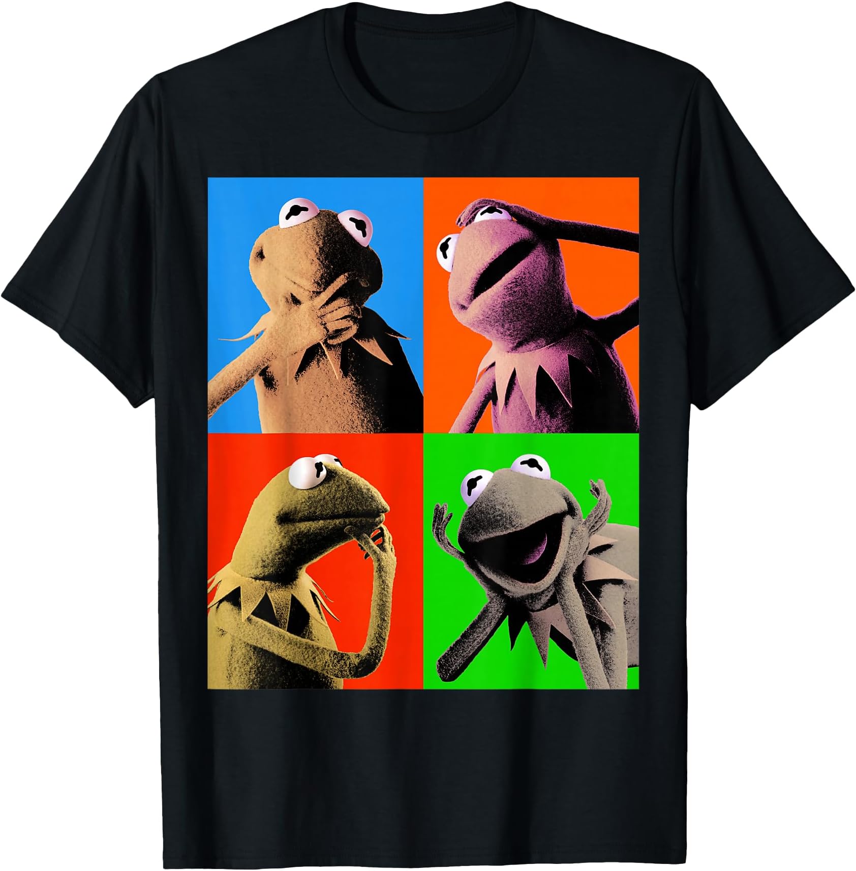 The Muppets Kermit The Frog Pop Art T-Shirt Small