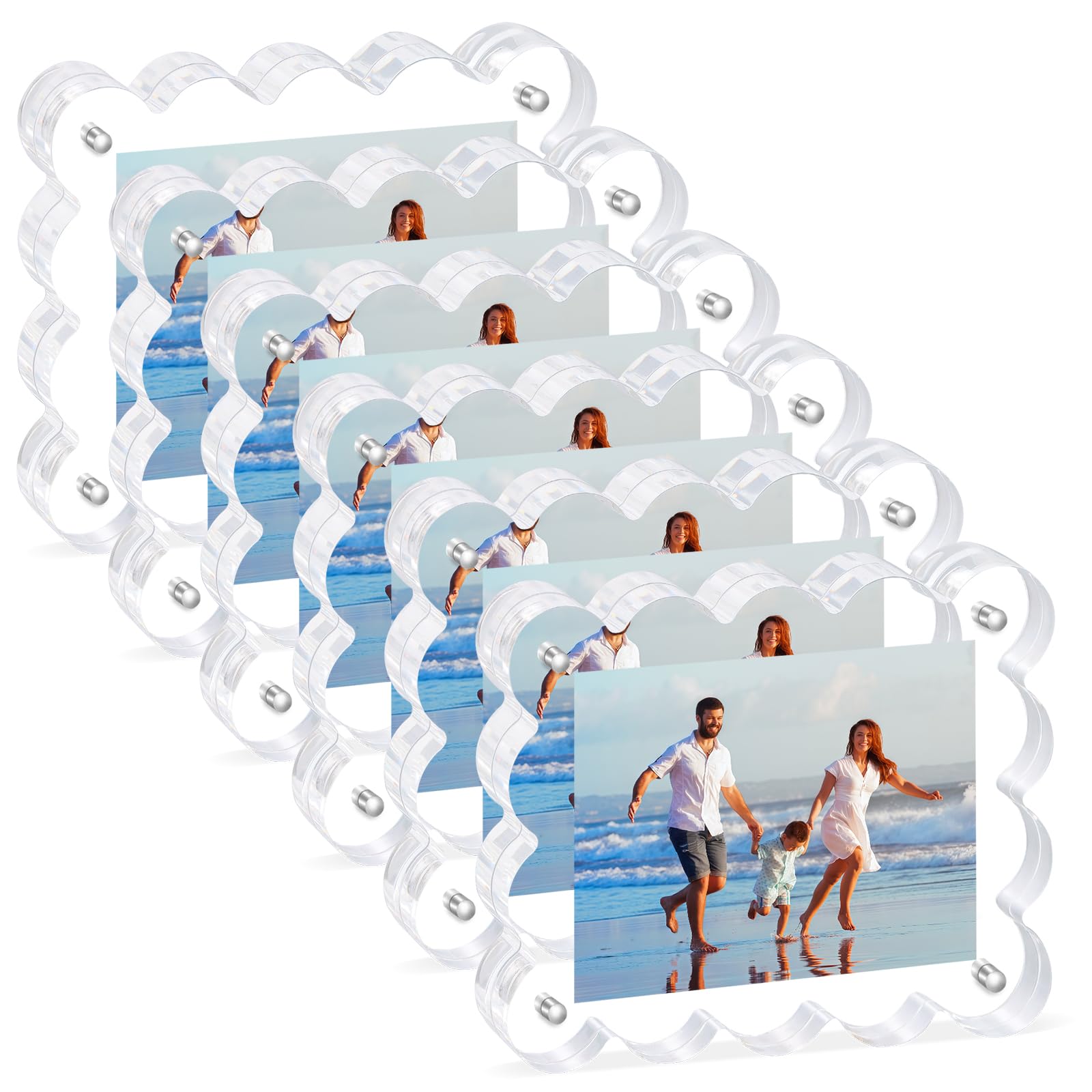 Acrylic Magnetic Photo Frames - 2 Pack -12 Acrylic Magnetic Photo Frames - 2 Pack -12