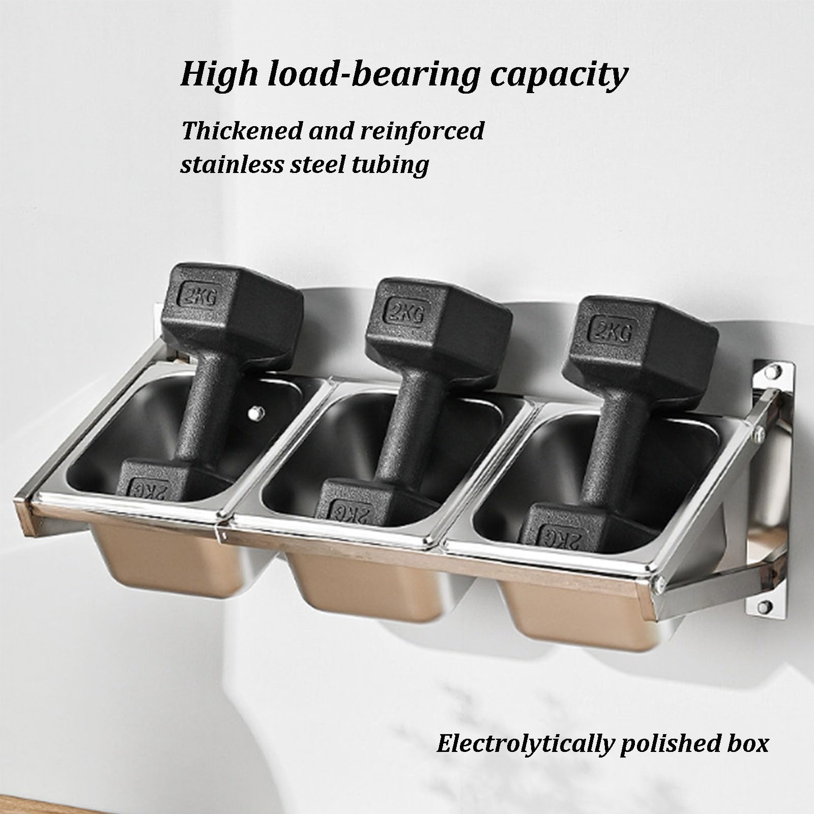 Pizza Topping Station Dispenser da parete per condimenti con coperchio, design triangolare, in acciaio inox rimovibile, per salse, frutta, ingredienti