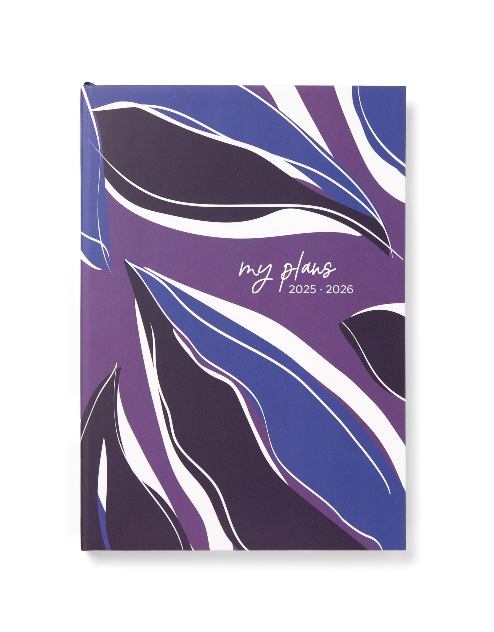 Letts of London Botanics A5 Academic 2025/2026 week to view diary - Plum 26-031919