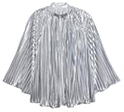 Women's Pleated Lame Bed Jacket