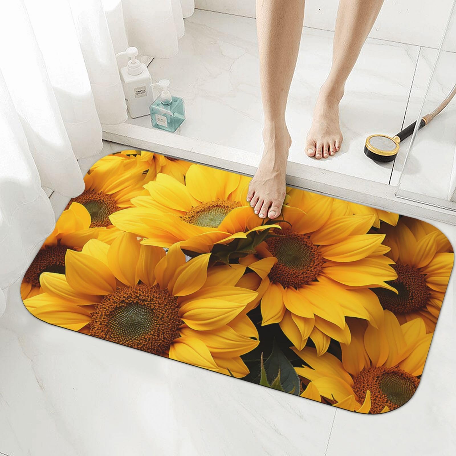 Tapis de douche anti-humidité en terre de diatomée 50x80