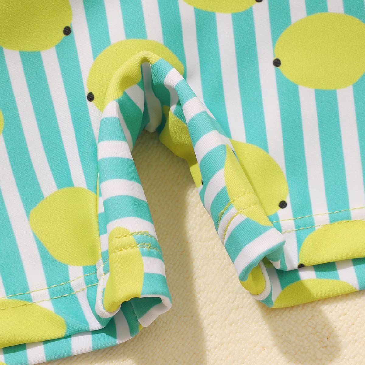 AGYMNX Bébé Garçon Maillot de Bain 1 Pièce Swimsuit Séchage Rapide Combinaison Flottante à Flottabilité Réglable à Manches Courtes Flottante D'entraînement de Natation 2-5 Ans