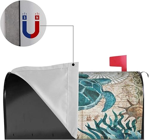 Miniatura 149 de Funda magnética impermeable para buzón de buzón de flores rústicas, pájaros y mariposas, decoración de buzón de 21 x 18 pulgadas Flores Rústicas