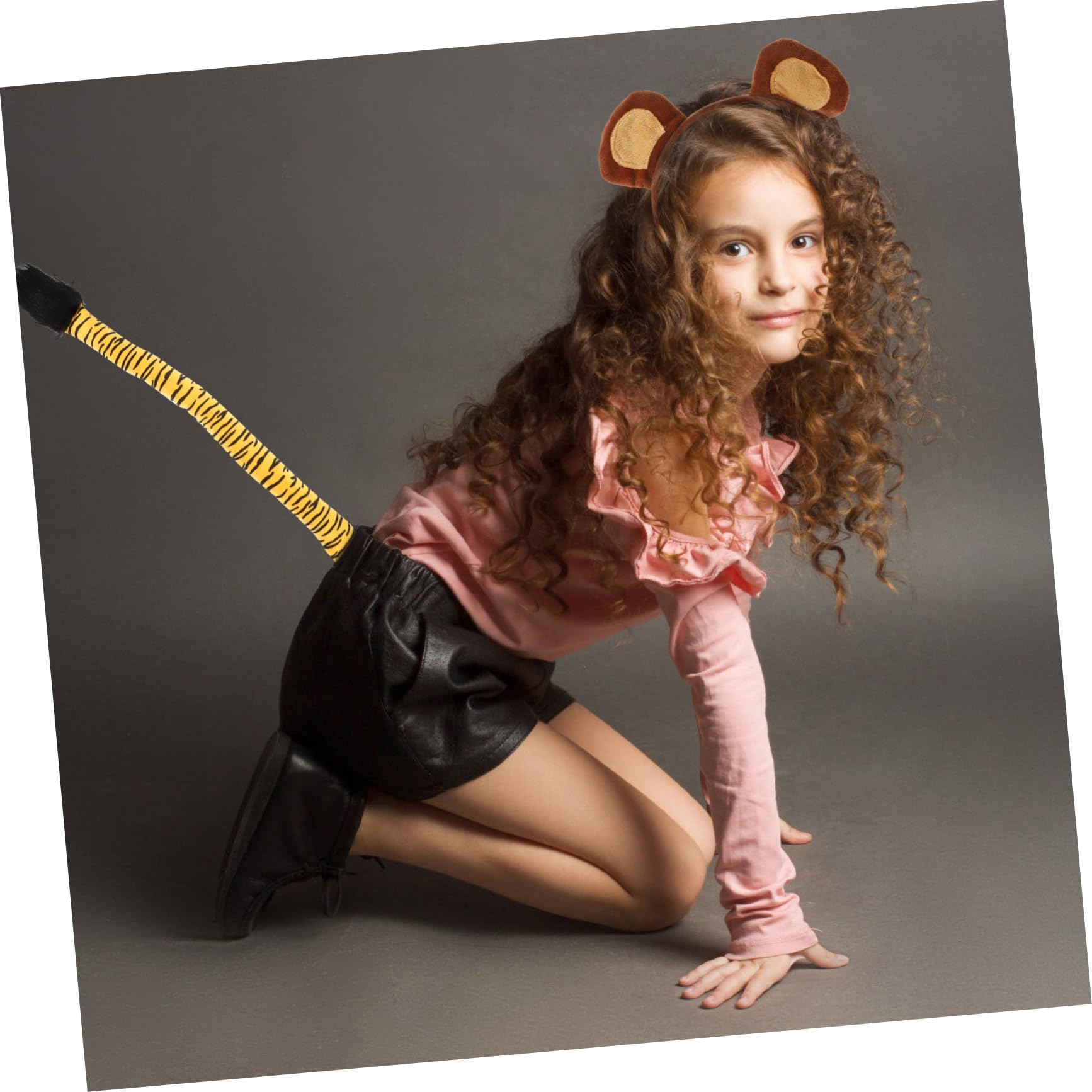 VALICLUDe Piel Sintética De Mascarada Disfraz De Animal Adulto Arriba Accesorios De Disfraces De Animales Del Zoológico Disfraz De Halloween De Gato Cruz Tela
