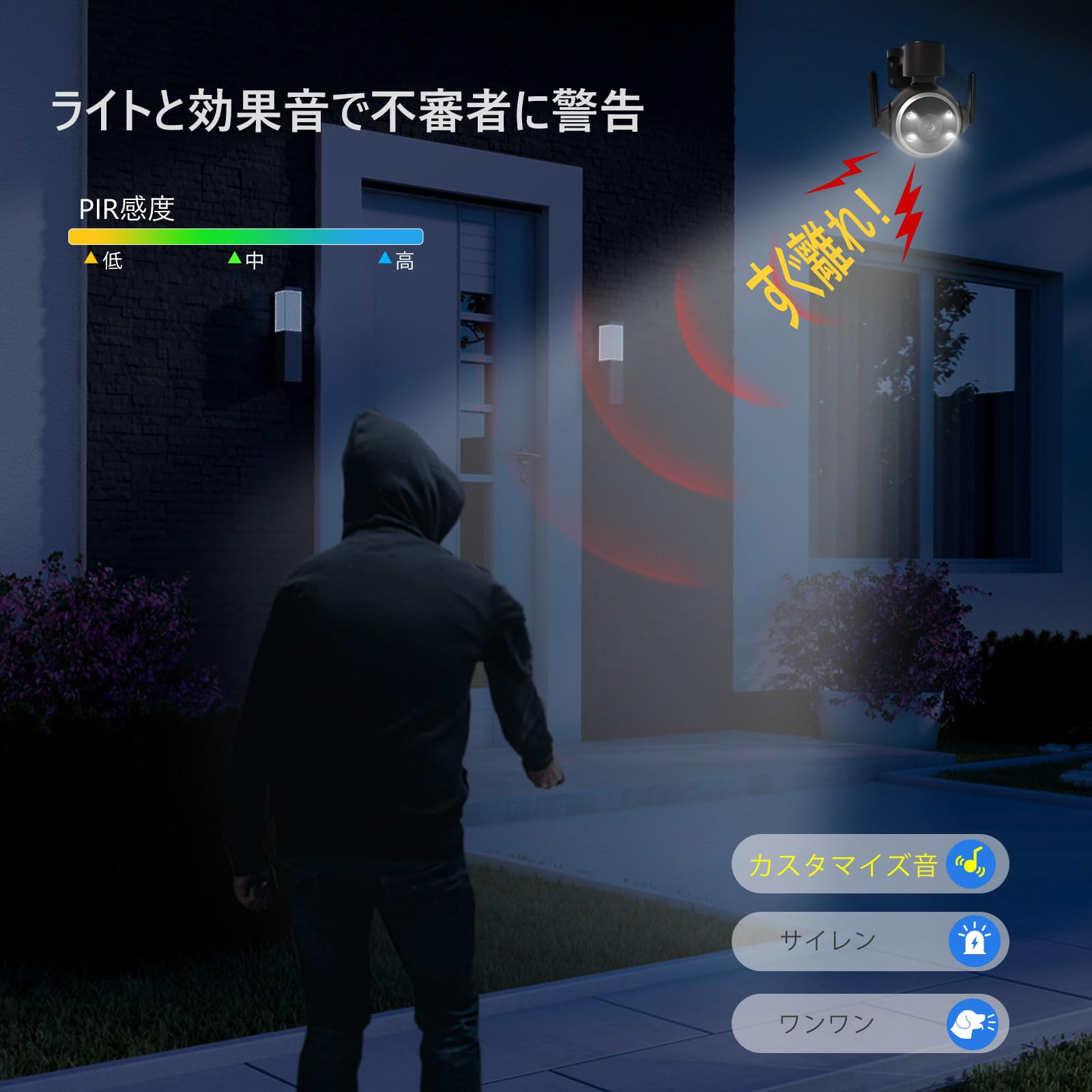 Ctronics 防犯カメラ 屋外 セット 5G 自動追跡 24時間常時録画 Amazon.co.jp: Ctronics 防犯カメラ 屋外 自動追跡 5GWi-Fi AI検知 声