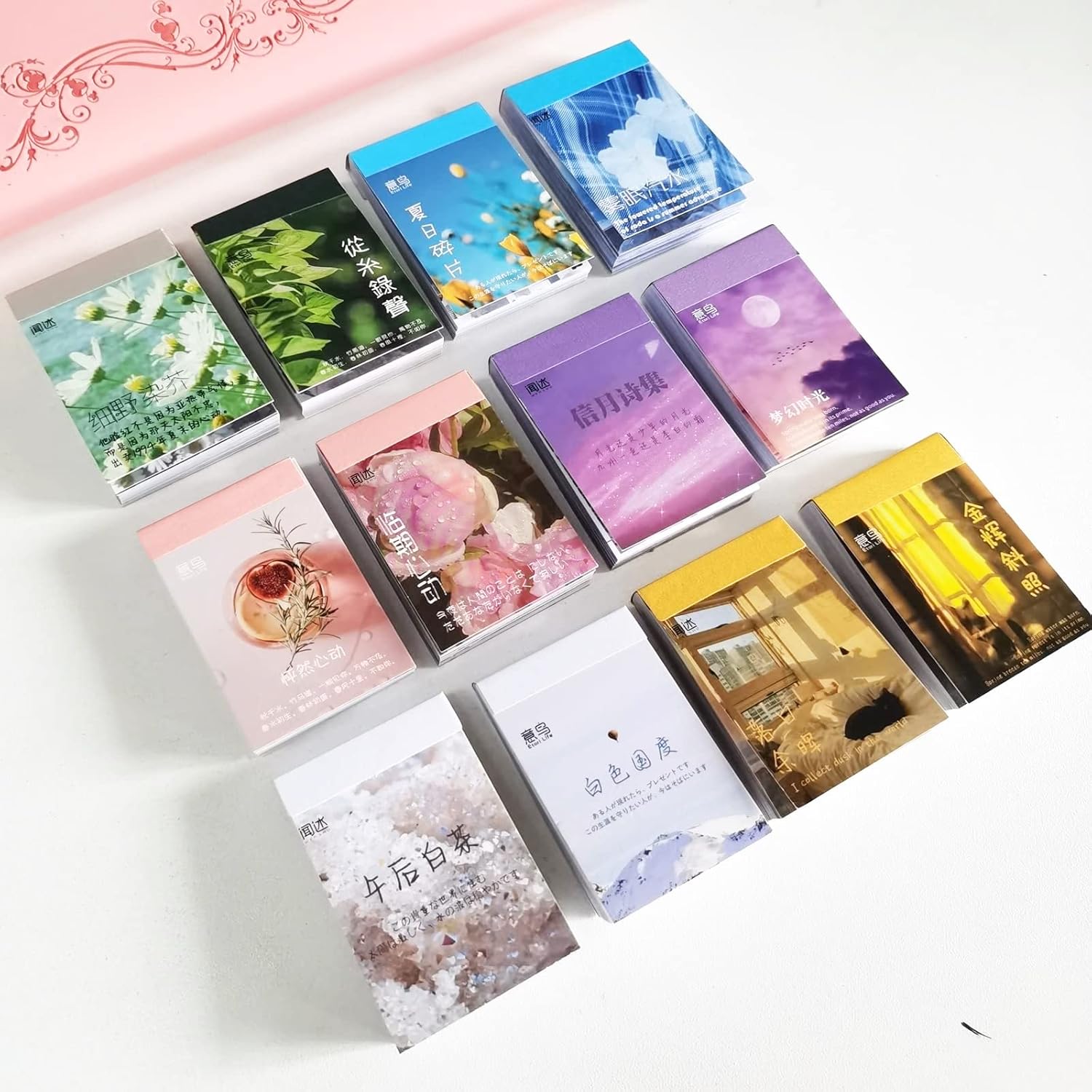 KWHSUN Washi Stickers Set Scrapbooking Aesthetic Stickers