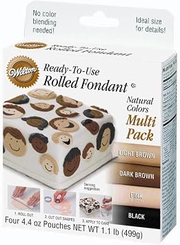 Amazon.com: Wilton Natural Colors Fondant, Multi Pack: Home &amp; Kitchen
