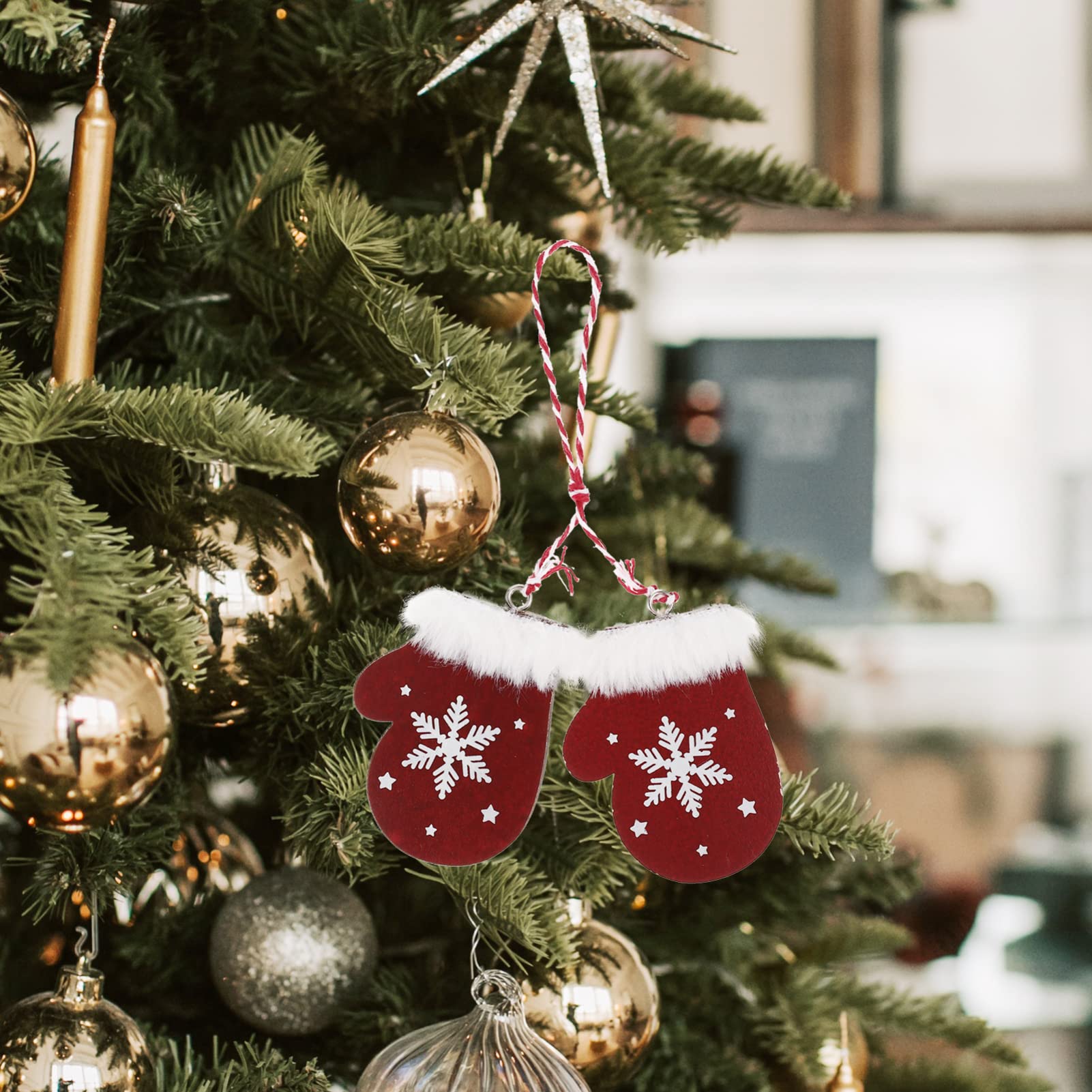 Alipis 4sätze Hängenden Holz-schneemann Weihnachtsbaum-anhängern Festliche Weihnachtsdekoration Für Zuhause Hotel Und Einkaufszentren Langlebig Und Platzsparend