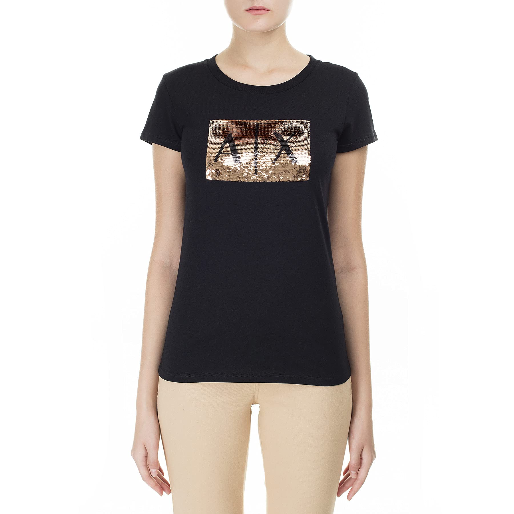 Women's Basic T-shirt With Logo on Bust T-Shirt (pack of 1)