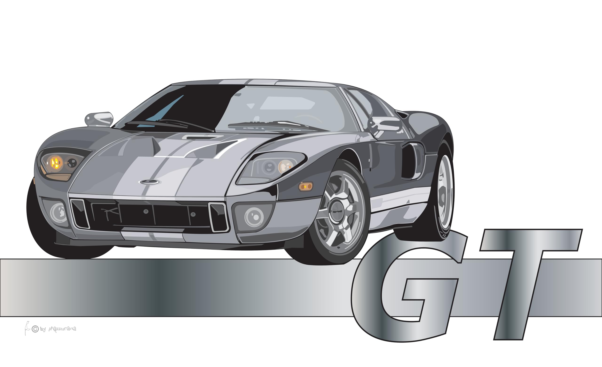Drapeaux de sport automobile Ford GT marine 90x60 pour décoration de garage et fan de moto
