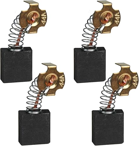 JTEYINH Paquete de 4 cepillos de carbono 999044 compatibles con Hitachi P12RA, M12V, C10RA2, CC12Y, G18SE2, G23SC2 Pieza de repuesto