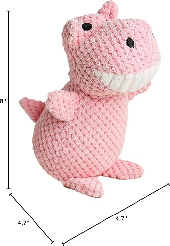 Miniatura 7 de Puffy Crew Juguete chirriante de peluche para perro, colección Big_mouth, 8 pulgadas, para perros pequeños y medianos (cerdo)