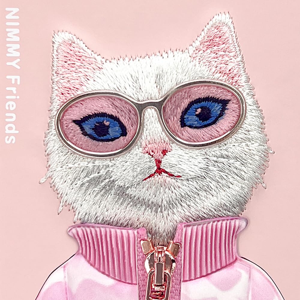 Nimmy COOL&Cute 2.0 Cat Coque compatible avec iPhone 16 Rose