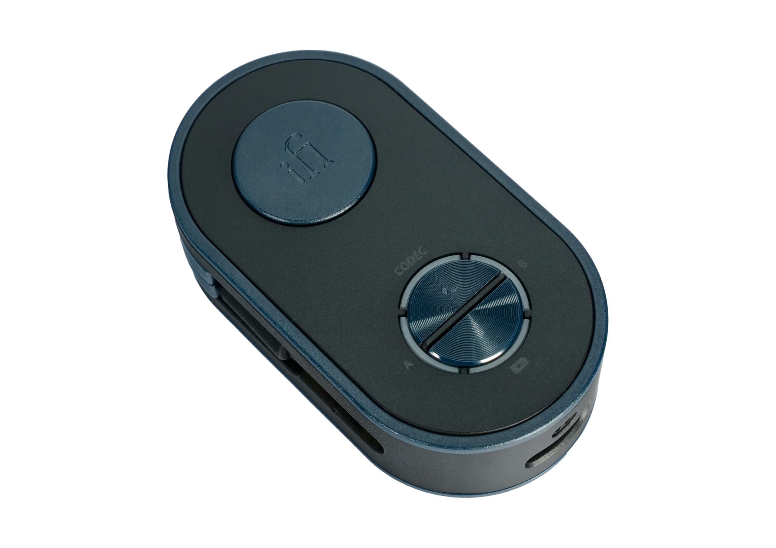 iFi UP Travel – Tragbarer Hi-FI Bluetooth 5.2 Sender und Empfänger – Unterstützt Dual-Kopfhörer-Kopplung – 3,5 mm AUX Wireless Audio-Transmitter für den Einsatz in Autos, Flugzeugen oder auf Reisen