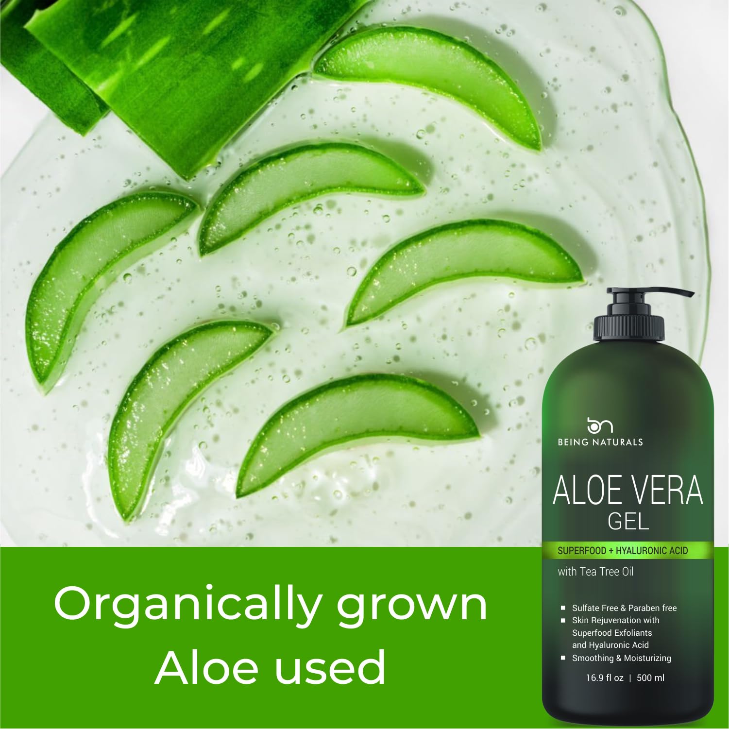 aloe vera pulver bio Bio-Aloe-Vera-Blattpulver: Die ultimative Lösung für Haut, Haare und  Gesundheit– Natures Root main image 1
