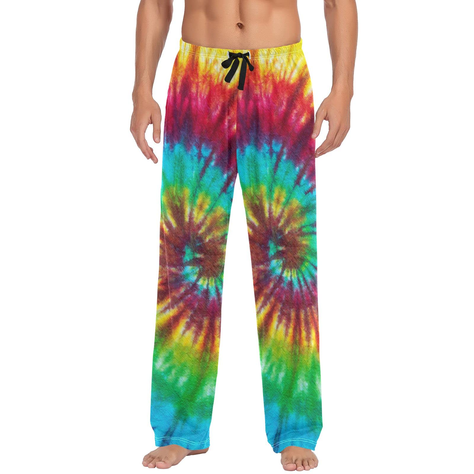 Fashion Pajama Pants Mens Lounge Pants Super Soft Men Pajama Bottoms with Pockets Drawstring