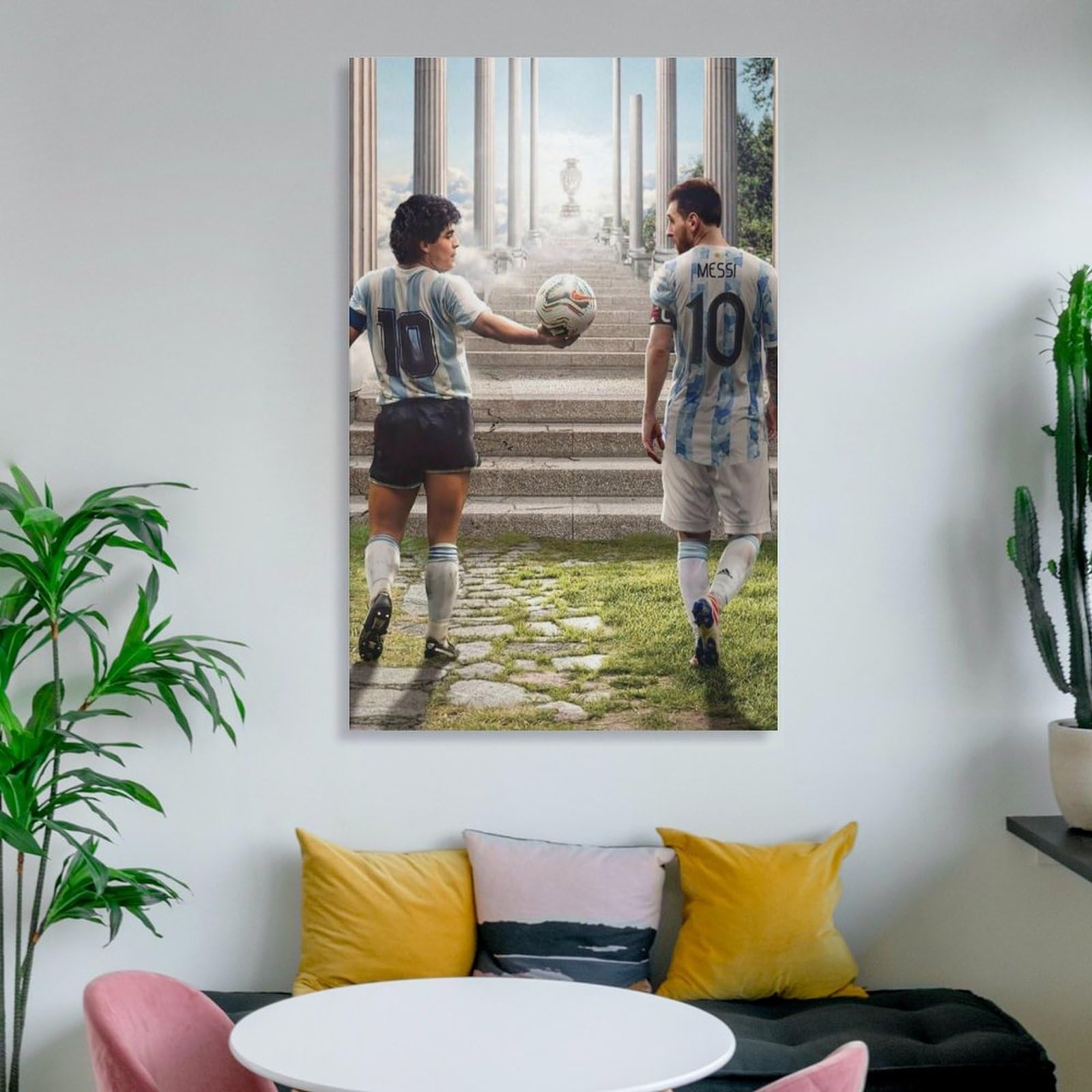 Amazon.co.jp: アートパネルポスターディエゴマラドーナプロサッカー