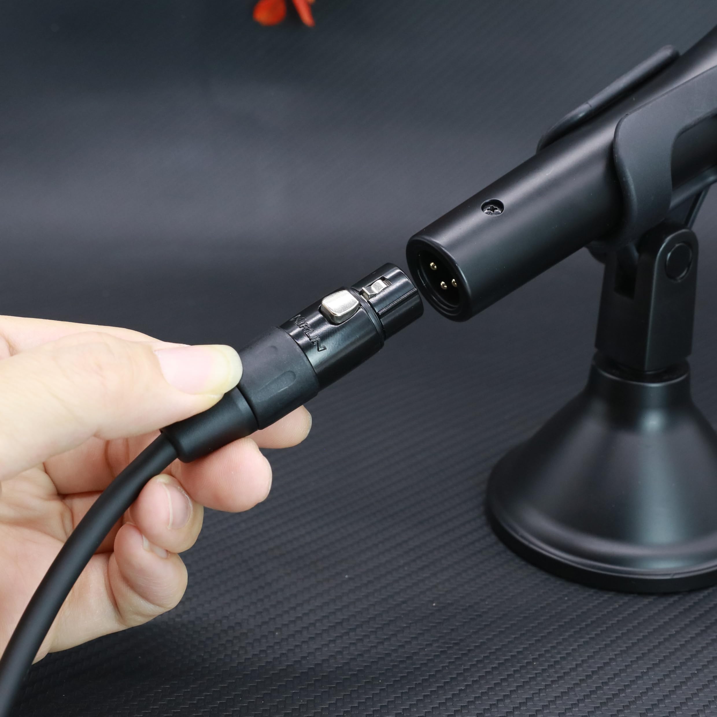 KIRLIN Kabel mikrofonowy MPC, XLR, czarny, 6 m (MPC-270PB-25/BK)