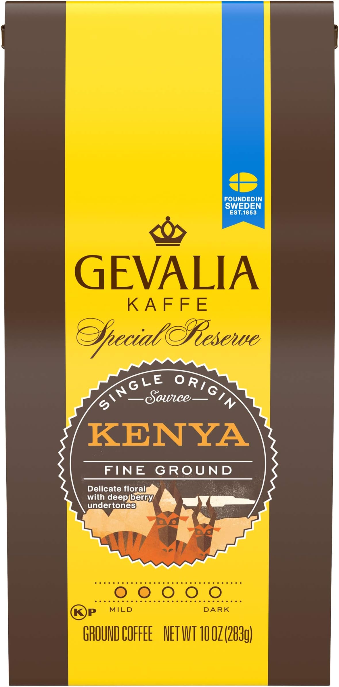 Gevalia Bold Majestic Roast Ground Coffee (12 oz Bag